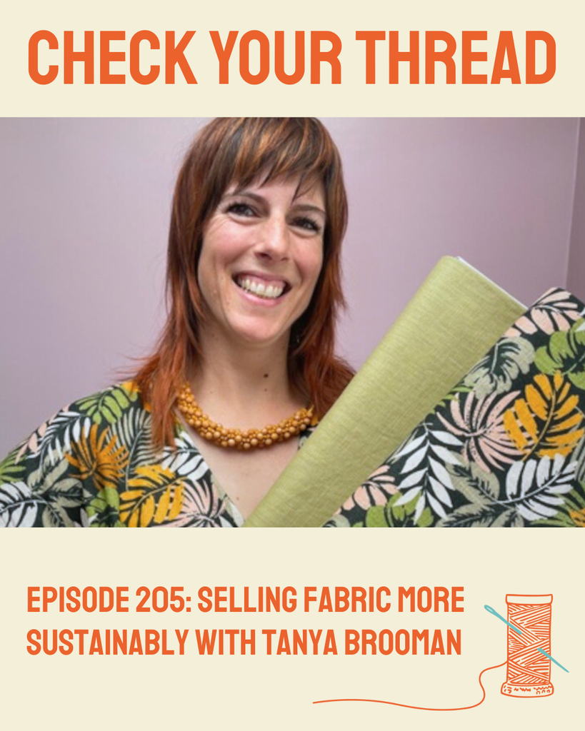 Bornella Fabrics feature on Check Your Thread Podcast