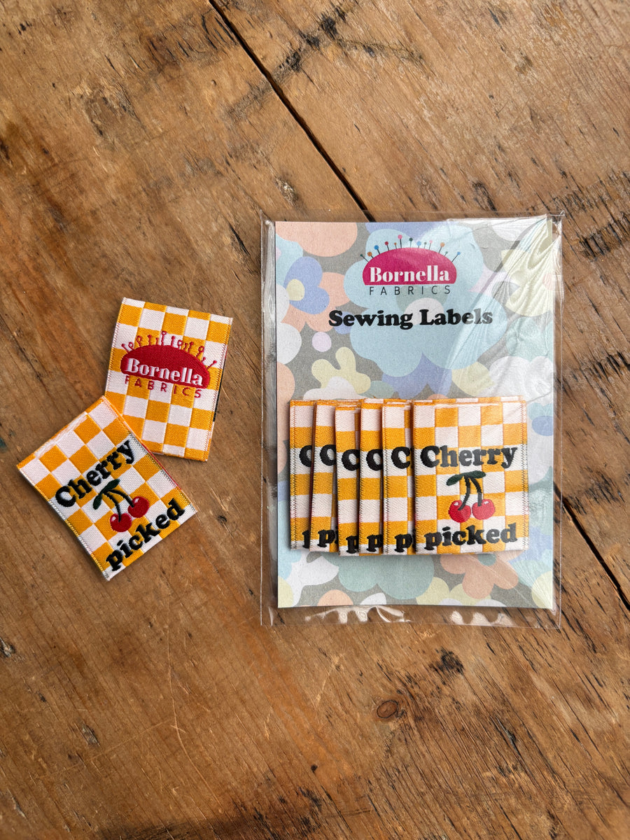 Cherry Picked Labels Pack by Bornella Fabrics