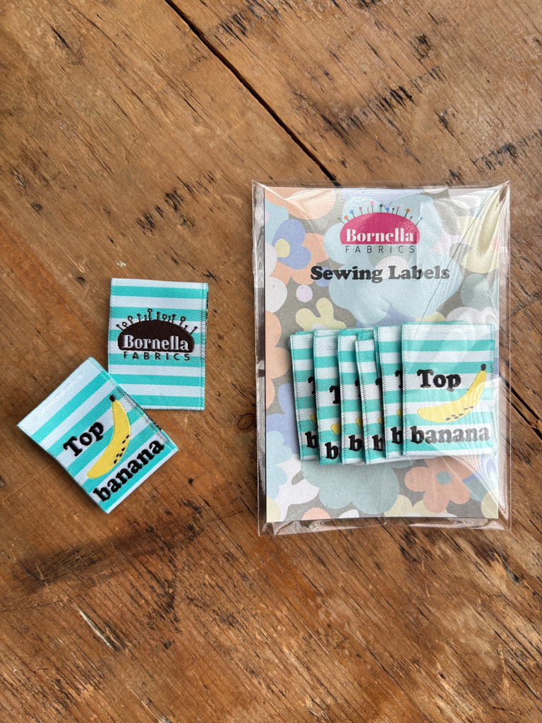 Top Banana Labels Pack by Bornella Fabrics